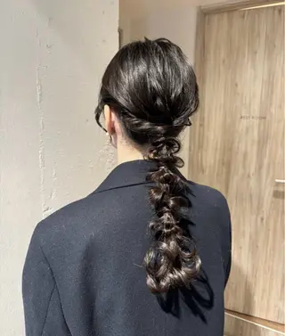 ヘアアレンジ ボブ/メンズ/パーマ /Tamakiのヘアスタイル