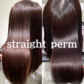 ミディアム 長町/酸性ストレート /曲がる縮毛矯正のヘアスタイル