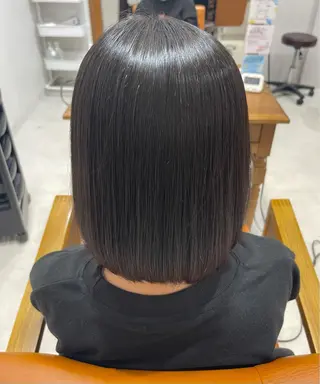 ミディアム パーマ レイヤーカット/ 堺 健人のヘアスタイル