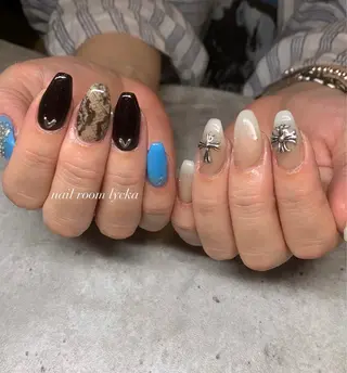 ネイル ﾈｲﾙﾙｰﾑﾘｯｶ 𝐦𝐚𝐲𝐮のネイルデザイン