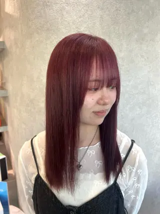 セミロング SOL あづきのヘアスタイル