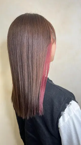 セミロング カラー La fith hair corona 河原町店所属・田村 優歩のヘアスタイル