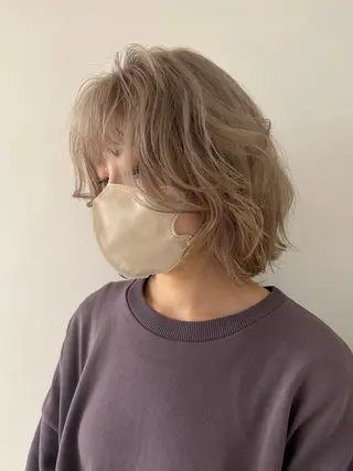 ミディアム カラー lomalia daisukeのヘアスタイル