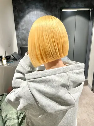 ショート 🌟ブリーチ/ボブ/ レイヤー渋谷☀️のヘアスタイル