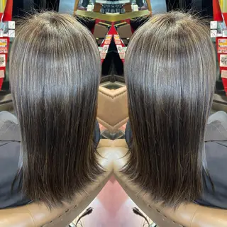 セミロング カラー 👑派手髪/カット 👑ANRYのヘアスタイル