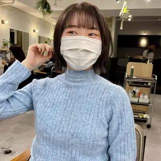 ショート カラー パーマ* 顔まわり似合わせのヘアスタイル