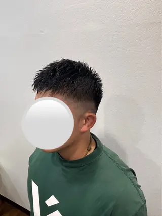 メンズ 岡山メンズパーマ 白神珠梨のヘアスタイル