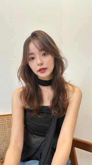 セミロング カラー レイヤーカット ♥kanaのヘアスタイル