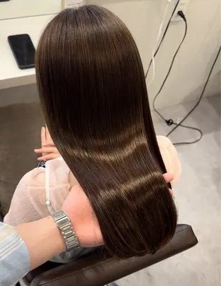 ロング 髪質改善×縮毛矯正 Core 片山健太のヘアスタイル