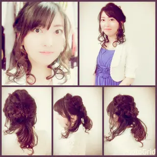 ヘアアレンジ 中原 梨沙のヘアスタイル