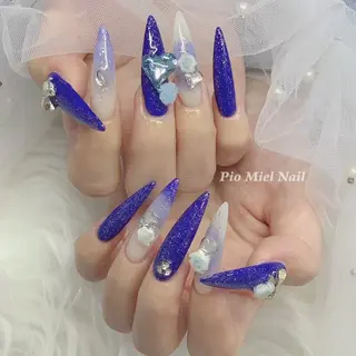 ネイル HANA 長さだしのネイルデザイン