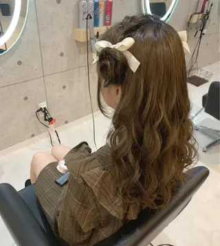 ロング ヘアアレンジ lien natsukiのヘアスタイル