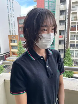 ショート 🛑柔らか透明感 カラー🛑大谷のヘアスタイル