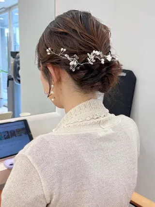ヘアアレンジ 阿久津真衣 似合わせカットのヘアスタイル