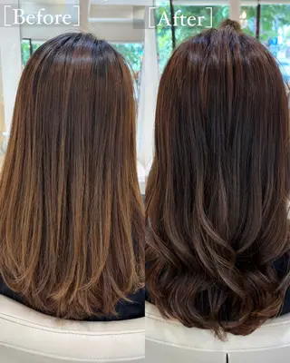 カラー 高橋 佑のヘアスタイル