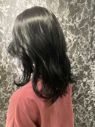 ミディアム カラー salonLEPIA ヒロ 矢場町 栄のヘアスタイル