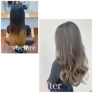 ロング カラー GRANLUSSO 〜グランルッソ駅前店所属・木口 嘉美のヘアスタイル