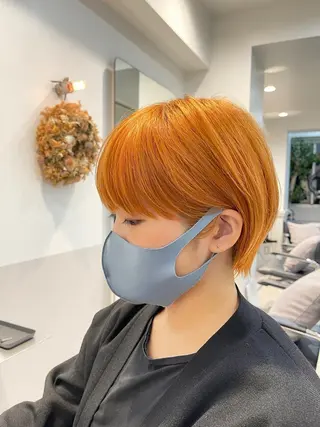 ショート GRAFF  hair GINZA所属・オカダ ノゾミのヘアスタイル