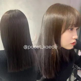 カラー 🤍韓国ヘア/ 楓🤍のヘアスタイル