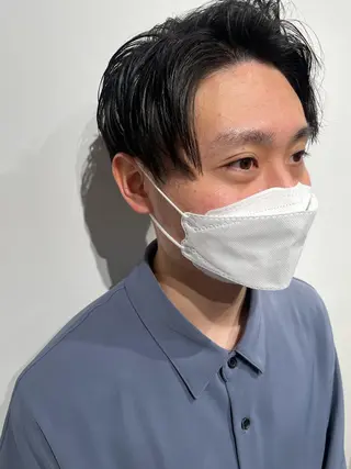 ショート カラー パーマ ヘアアレンジ メンズ パーソナルカラー合わ せたカラー🤍なつみのヘアスタイル