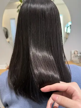 ミディアム カラー こもり なおやのヘアスタイル