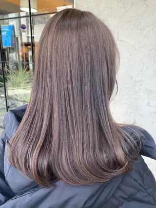 ロング しもかわ かほのヘアスタイル