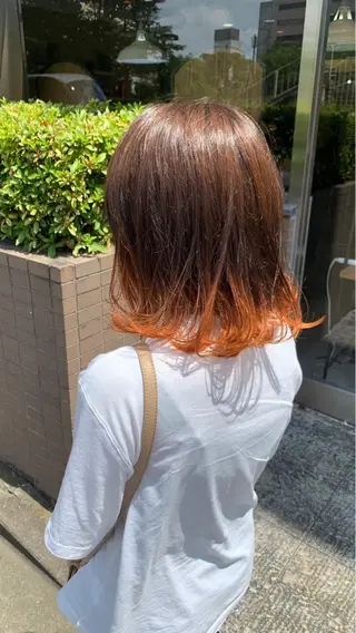 ミディアム カラー 縮毛矯正・髪質改善 鈴木悠太/当日OK✨のヘアスタイル