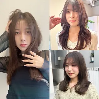 セミロング カラー 【YUTO】確実に 髪を綺麗にするプロ。のヘアスタイル