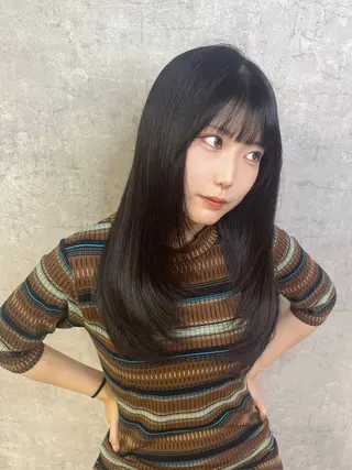 ミディアム トレンド韓国ヘア 🇰🇷のんのヘアスタイル