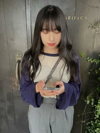 ロング カラー 太田 妃香/岡崎美容室のヘアスタイル