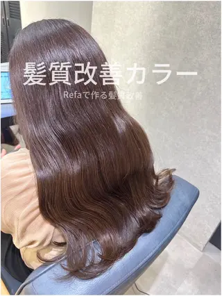 ロング noah  rance池袋所属・💎ReFaで作る 髪質改善💎のヘアスタイル