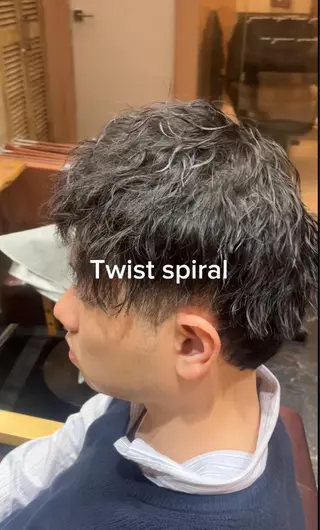 パーマ メンズ メンズ特化/パーマ/ フェードWATARUのヘアスタイル