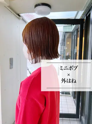 ショート カラー Happiness河原町店所属・進 詩織のヘアスタイル