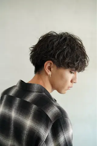 パーマ メンズ 当日予約⭕️ fifth渋谷太田のヘアスタイル