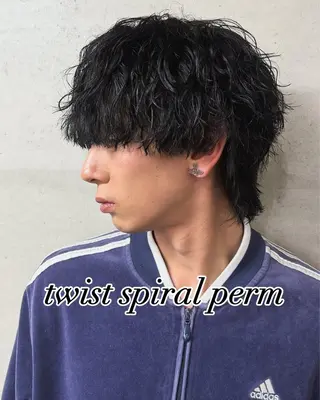 パーマ 松田 潤平のヘアスタイル