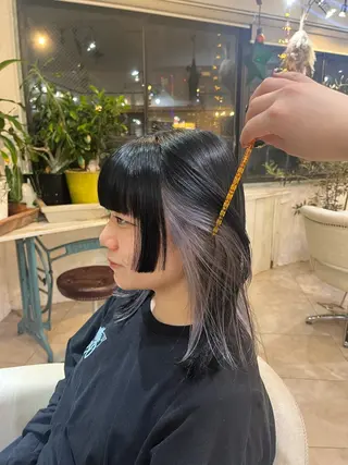 ミディアム カラー 💛ハイトーン💛 りむのヘアスタイル