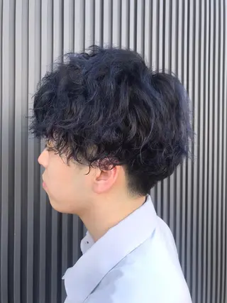 パーマ メンズ 佐山 聖玲奈のヘアスタイル