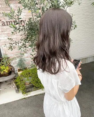 セミロング カラー 【浜松・豊橋】 ニシモトのヘアスタイル