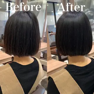 ショート ショート、ボブ/ 川鍋薫のヘアスタイル
