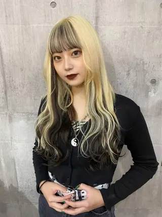 ロング カラー SHURI❤️‍🔥 中/韓mix ♡のヘアスタイル