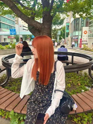 ロング あん/トリートメント /カラー/表参道のヘアスタイル