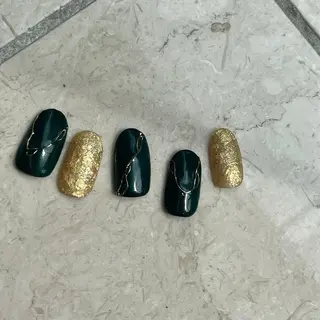 ネイル ⭐︎休業中の練習⭐︎ JNA認定講師髙橋のネイルデザイン