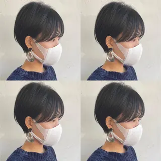 ショート 京都大人女性ショート 徒歩1分/秋山のヘアスタイル