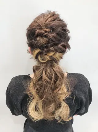 ロング ヘアアレンジ 韓国ヘア🇰🇷 トヨキトキコのヘアスタイル