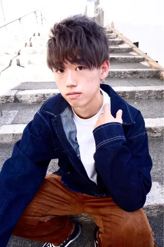 ショート カラー メンズ すみとも るなのヘアスタイル