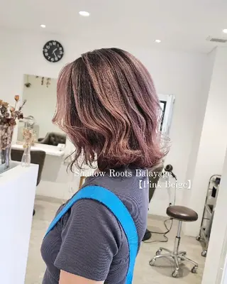 カラー ミディアム E Komo hair所属・Wow❕E Komo hair 永井一輝のヘアスタイル