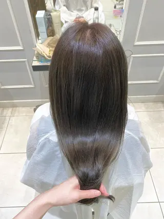 カラー 似合わせ艶髪カラー ❤️ハダユミのヘアスタイル