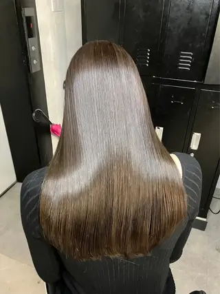 ロング ハイトーン/レイヤー カット岩田健斗/新宿のヘアスタイル