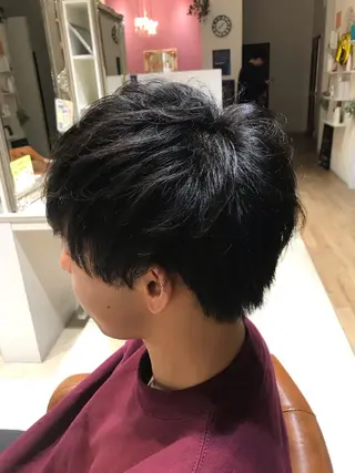 メンズ 岡本 真実のヘアスタイル