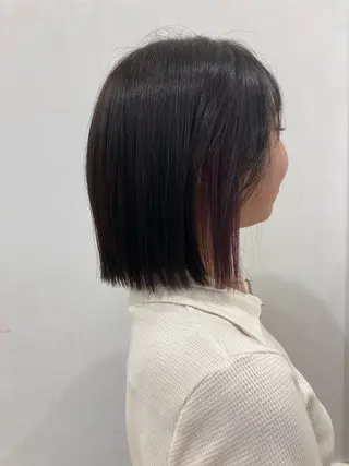 ミディアム カラー 🫧ゆうき🪽 髪質改善/ハイライトのヘアスタイル